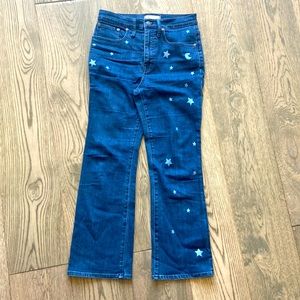 Madewell Cali Demi Boot Star Blue Jeans